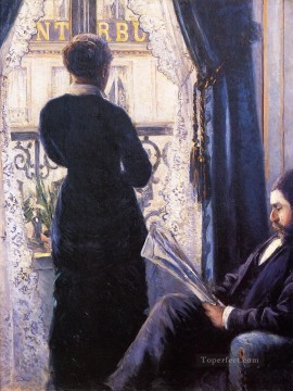 Interior Gustave Caillebotte Pinturas al óleo